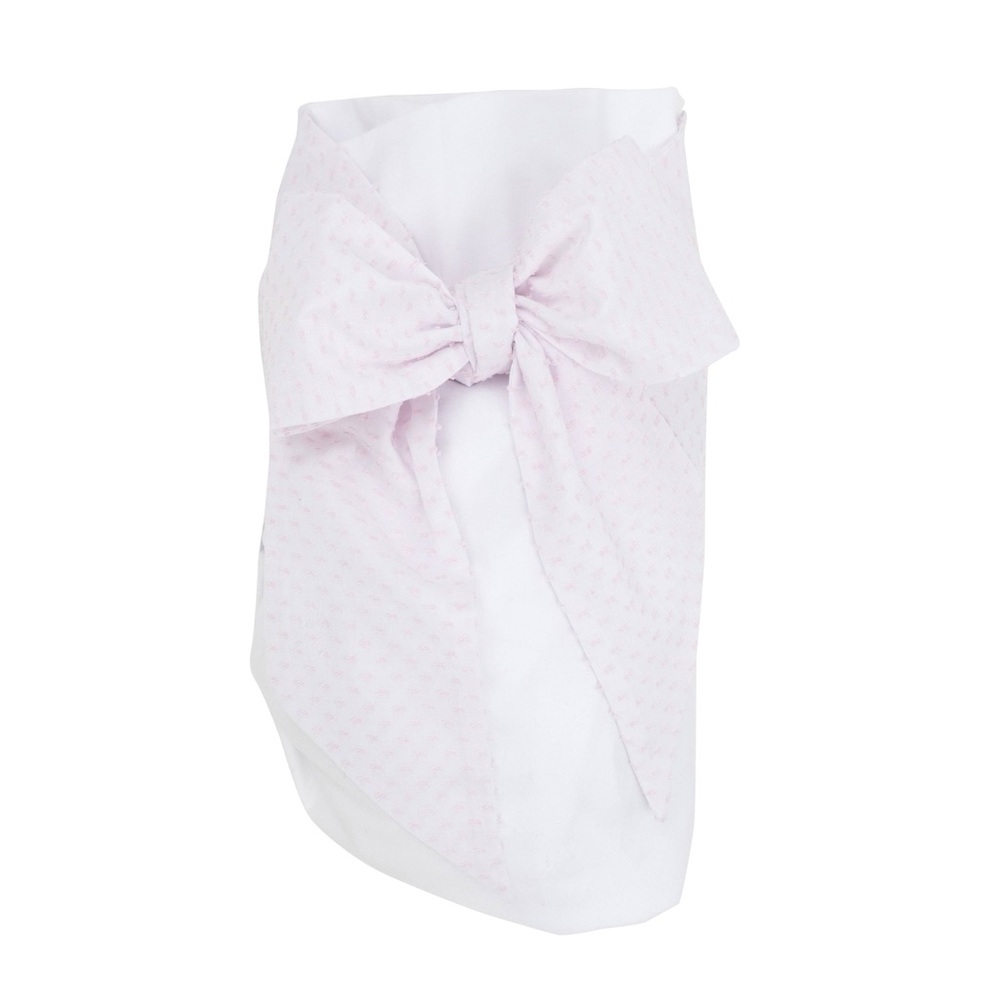Beaufort bonnet bow swaddle palm beach pink Dallas dot